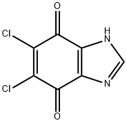 1H-Benzimidazole-4,7-dione, 5,6-dichloro- 结构式