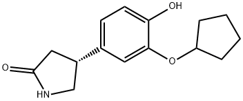 (+)-Desmethyl-Rolipram 结构式
