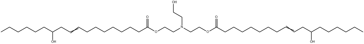 二蓖麻醇酸TEA盐 结构式