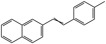 Naphthalene, 2-[2-(4-methylphenyl)ethenyl]- 结构式