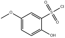 2-羟基-5-甲氧基苯-1-磺酰氯 结构式