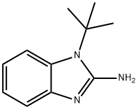 1-叔-丁基-1H-1,3-苯并二唑-2-胺 结构式