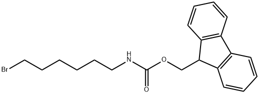 (9H-芴-9-基)甲基(6-溴己基)氨基甲酸酯 结构式