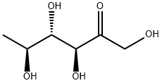 L-Psicose, 6-deoxy- 结构式