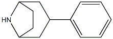 8-Azabicyclo[3.2.1]octane, 3-phenyl-, endo- (9CI) 结构式