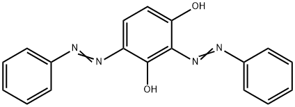 1,3-Benzenediol, 2,4-bis(2-phenyldiazenyl)- 结构式