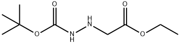 N-BOC-肼乙酸乙酯 结构式