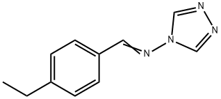 4H-1,2,4-Triazol-4-amine,N-[(4-ethylphenyl)methylene]-(9CI) 结构式