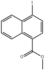 1-Naphthalenecarboxylic acid, 4-iodo-, methyl ester 结构式