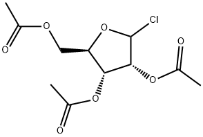 D-Ribofuranosyl chloride, 2,3,5-triacetate 结构式