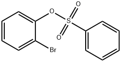 Phenol, 2-bromo-, 1-benzenesulfonate 结构式