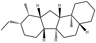 (13α)-17aβ-Methyl-D(17a)-homo-C,18-dinor-5α-pregnane 结构式