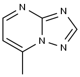 7-methyl-1,2,4-triazolo<1,5-a>-pyrimidine 结构式