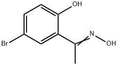 2-Hydroxy-5-broMoacetophenone oxiMe 结构式