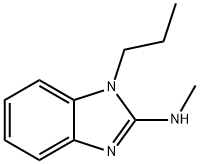 1H-Benzimidazol-2-amine,N-methyl-1-propyl-(9CI) 结构式