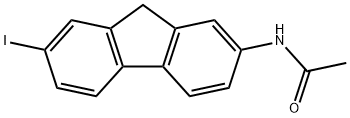 2-ACETAMIDO-7-IODOFLUORENE 结构式