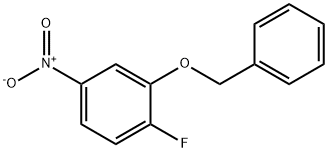 2-(苄氧基)-1-氟-4-硝基苯 结构式