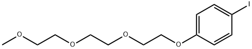 Benzene, 1-iodo-4-[2-[2-(2-methoxyethoxy)ethoxy]ethoxy]- 结构式