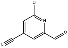 2-氯-6-甲酰基异喹啉腈 结构式