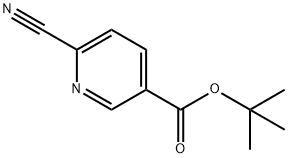 6-氰基烟酸叔丁酯 结构式