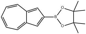 2-(2-氮烯基)-4,4,5,5-四甲基-1,3,2-二氧杂硼烷 结构式
