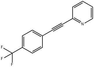 Pyridine, 2-[2-[4-(trifluoromethyl)phenyl]ethynyl]- 结构式