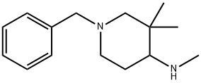 4-Piperidinamine, N,3,3-trimethyl-1-(phenylmethyl)- 结构式