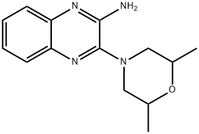 (2,6-DIMETHYLMORPHOLIN-4-YL)-3-AMINOQUI& 结构式