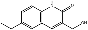 2(1H)-Quinolinone,6-ethyl-3-(hydroxymethyl)-(9CI) 结构式