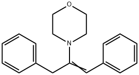 4-(α-Benzylstyryl)morpholine 结构式