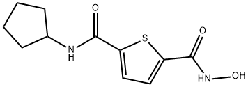 2,5-Thiophenedicarboxamide,N-cyclopentyl-N-hydroxy-(9CI) 结构式