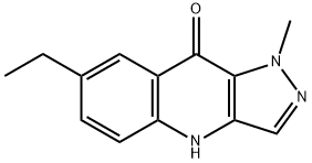 9H-Pyrazolo[4,3-b]quinolin-9-one,7-ethyl-1,4-dihydro-1-methyl-(9CI) 结构式