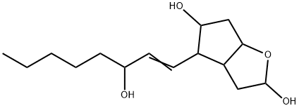 [1S,3R,S,5R,6R(1E,3S)7R]3-Hydroxy-6B-(3ALPHA-hydroxyoct-1-enyl)-7ALPHA-hydr 结构式