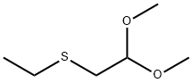 2-(乙基硫基)-1,1-二甲氧基乙烷 结构式