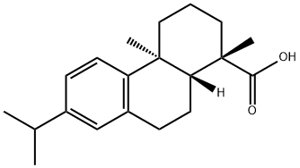Abieta-8,11,13-triene-19-oic acid 结构式