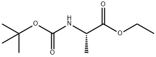 L-Alanine, N-[(1,1-dimethylethoxy)carbonyl]-, ethyl ester 结构式