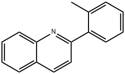 Quinoline, 2-(2-methylphenyl)- 结构式