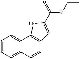 1H-Benz[g]indole-2-carboxylic acid, ethyl ester 结构式