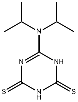 6-二异丙基氨基-1,3,5-三嗪-2,4-二硫醇 结构式