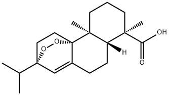 9,13-EPIDIOXY-8(14)-ABIETEN-18-OIC ACID 结构式