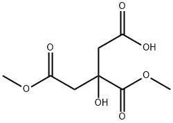 1,2,3-Propanetricarboxylic acid, 2-hydroxy-, 1,2-dimethyl ester 结构式