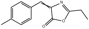 5(4H)-Oxazolone,2-ethyl-4-[(4-methylphenyl)methylene]-(9CI) 结构式