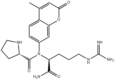 H-PRO-ARG-AMC · 2 HCL 结构式