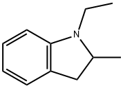 1H-Indole, 1-ethyl-2,3-dihydro-2-methyl- 结构式