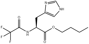 Nα-(Trifluoroacetyl)-L-histidine butyl ester 结构式