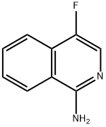 1-Isoquinolinamine, 4-fluoro- 结构式