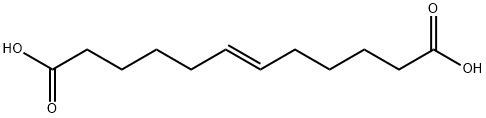 (E)-十二-6-烯二酸 结构式