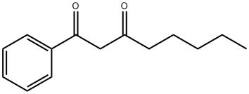 1-苯基辛烷-1,3-二酮 结构式