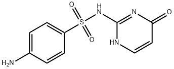 Benzenesulfonamide, 4-amino-N-(1,4-dihydro-4-oxo-2-pyrimidinyl)- 结构式