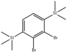 Benzene, 2,3-dibromo-1,4-bis(trimethylsilyl)- 结构式